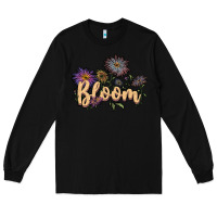 Black bloom Long Sleeve Tee - JahusDesignShop