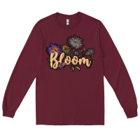 Burgundy bloom Long Sleeve Tee - JahusDesignShop