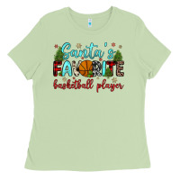 Matcha santa s favorite basketball player Ladies Tee - JahusDesignShop