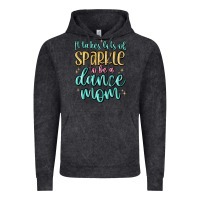 Vintage Black it takes lots of sparkle to be a dance mom Vintage Hoodie - MaliasSmallBusiness