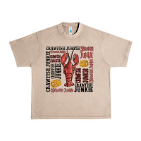 French Oak crawfish junkie Urban Heavy Tee - MaliasSmallBusiness