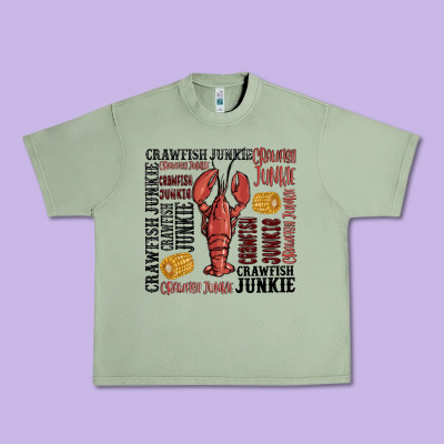Crawfish Junkie Urban Heavy Tee Designed By Maliassmallbusiness