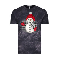 Cloud Black grey christmas snowman Vintage Tee - JahusDesignShop