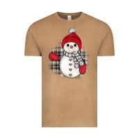 Vintage Camel grey christmas snowman Vintage Tee - JahusDesignShop