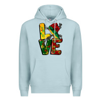 Blue Mist love juneteenth Premium Hoodie - CowGirlArtShop
