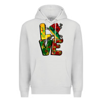 Dove Grey love juneteenth Premium Hoodie - CowGirlArtShop