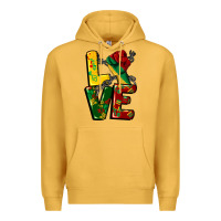 Mustard love juneteenth Premium Hoodie - CowGirlArtShop