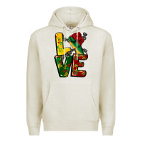 Oatmeal Heather love juneteenth Premium Hoodie - CowGirlArtShop