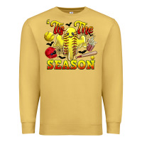 Antique Gold tis the season softball halloween Premium Sweatshirt - CowGirlArtShop