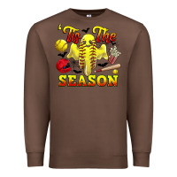 Chestnut tis the season softball halloween Premium Sweatshirt - CowGirlArtShop