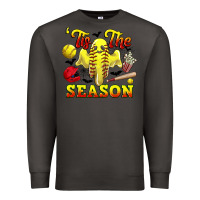 Smoke tis the season softball halloween Premium Sweatshirt - CowGirlArtShop