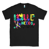 Black love needs no words autism Classic Tee - MaliasSmallBusiness