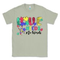 Matcha love needs no words autism Classic Tee - MaliasSmallBusiness
