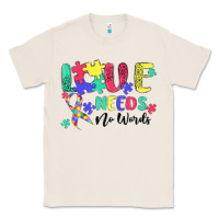 Natural love needs no words autism Classic Tee - MaliasSmallBusiness
