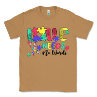 Toasted Coconut love needs no words autism Classic Tee - MaliasSmallBusiness
