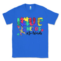True Royal love needs no words autism Classic Tee - MaliasSmallBusiness