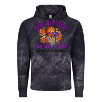 Cloud Black courtside social club Vintage Hoodie - MaliasSmallBusiness