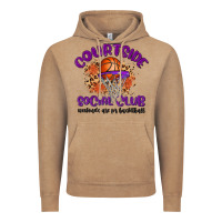 Vintage Coffee courtside social club Vintage Hoodie - MaliasSmallBusiness