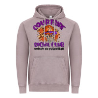 Vintage Zinc courtside social club Vintage Hoodie - MaliasSmallBusiness