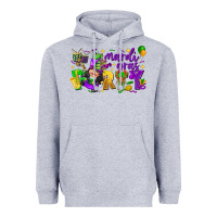 Heather Grey mardi gras party Heavyweight Hoodie - CowGirlArtShop
