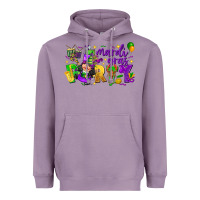Lavender mardi gras party Heavyweight Hoodie - CowGirlArtShop
