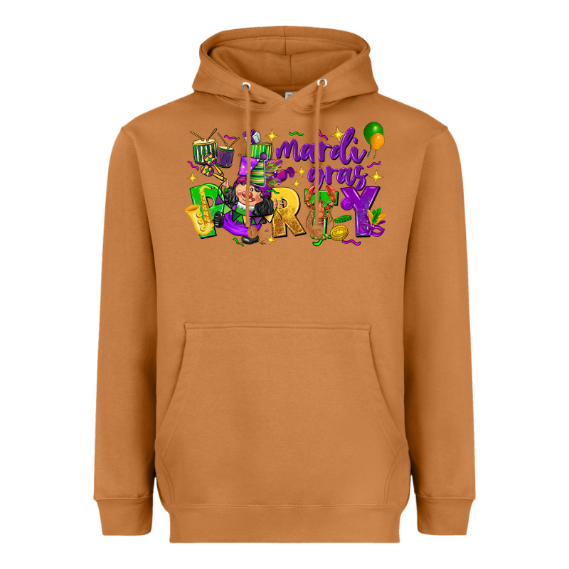 Mardi Gras Party Heavyweight Hoodie by CowGirlArtShop | Teevron