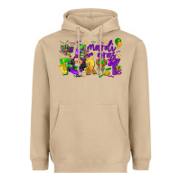 Mushroom mardi gras party Heavyweight Hoodie - CowGirlArtShop