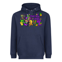 Navy mardi gras party Heavyweight Hoodie - CowGirlArtShop