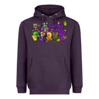 Plum mardi gras party Heavyweight Hoodie - CowGirlArtShop