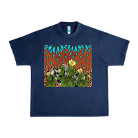 Navy cactus gemstone Urban Heavy Tee - AdoDesignShop