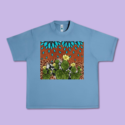 Cactus Gemstone Urban Heavy Tee Designed By Adodesignshop