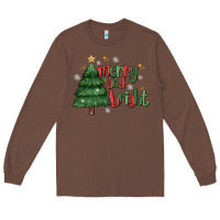 Chestnut Merry And Bright Long Sleeve Tee - MaliasSmallBusiness