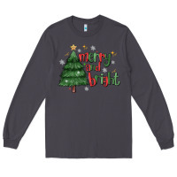 Smoke Merry And Bright Long Sleeve Tee - MaliasSmallBusiness