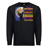 Black when witches go riding Premium Sweatshirt - CowGirlArtShop