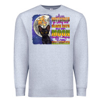 Heather Grey when witches go riding Premium Sweatshirt - CowGirlArtShop
