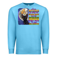 Ocean Blue when witches go riding Premium Sweatshirt - CowGirlArtShop