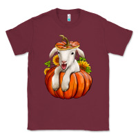 Burgundy fall pumpkin lamb nancy cooper Classic Tee - NancyCooperArtShop