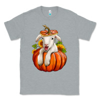 Heather Grey fall pumpkin lamb nancy cooper Classic Tee - NancyCooperArtShop