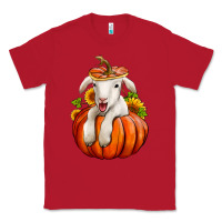 Red fall pumpkin lamb nancy cooper Classic Tee - NancyCooperArtShop