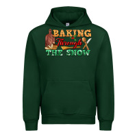 Forest Green baking through the snow Urban Hoodie - FaDigitalArtStudio