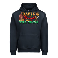 Navy baking through the snow Urban Hoodie - FaDigitalArtStudio