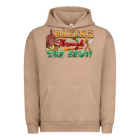 Pigment Burro baking through the snow Urban Hoodie - FaDigitalArtStudio