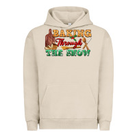Pigment French Oak baking through the snow Urban Hoodie - FaDigitalArtStudio