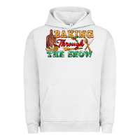Pigment Lunar Rock baking through the snow Urban Hoodie - FaDigitalArtStudio