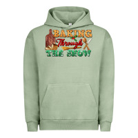 Pigment Oil Green baking through the snow Urban Hoodie - FaDigitalArtStudio