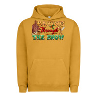 Pigment Peanut Butter baking through the snow Urban Hoodie - FaDigitalArtStudio