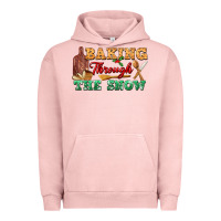 Pigment Salmon baking through the snow Urban Hoodie - FaDigitalArtStudio