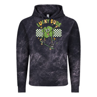 Cloud Black lucky dude Vintage Hoodie - MaliasSmallBusiness