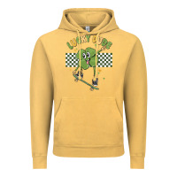 Vintage Mustard lucky dude Vintage Hoodie - MaliasSmallBusiness