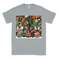 Heather Grey easter Classic Tee - CowhideDigitalArt